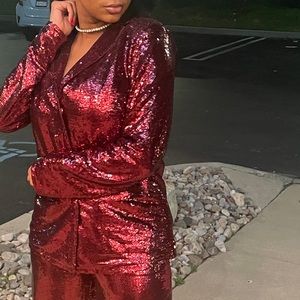 Sequin blazer